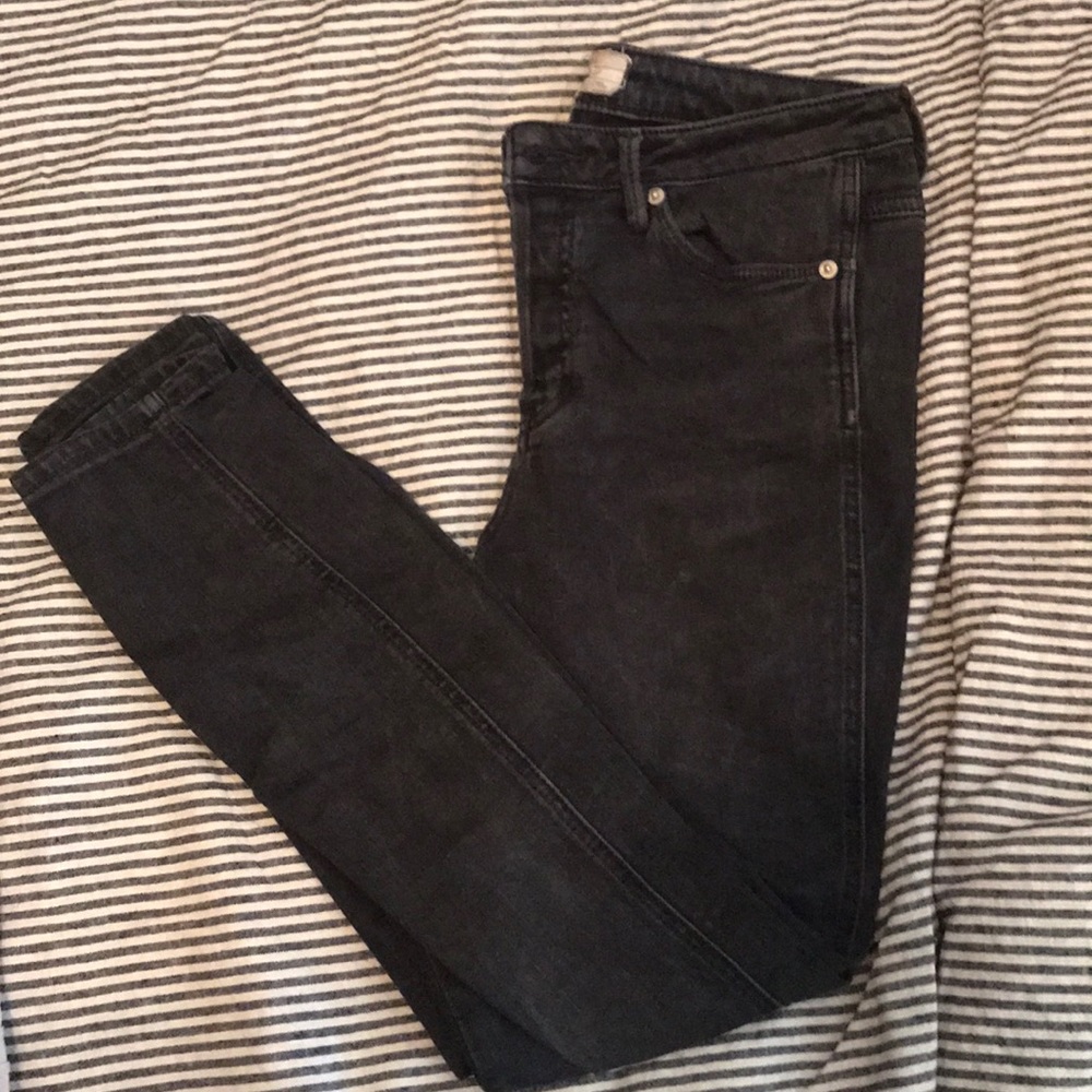 Free People Black Skinny Jean